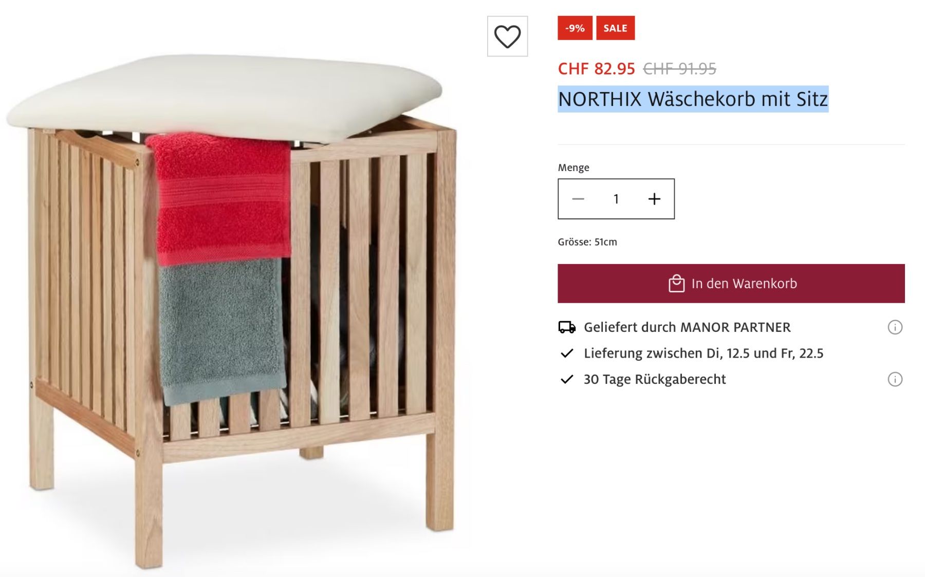 Bettwäsche: Wäschekorb mit Sitz – Gebraucht aus Regensdorf von vio_5btx 5