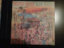 Weather Report Vinyl LP Black Market signiert by Joe Zawinul