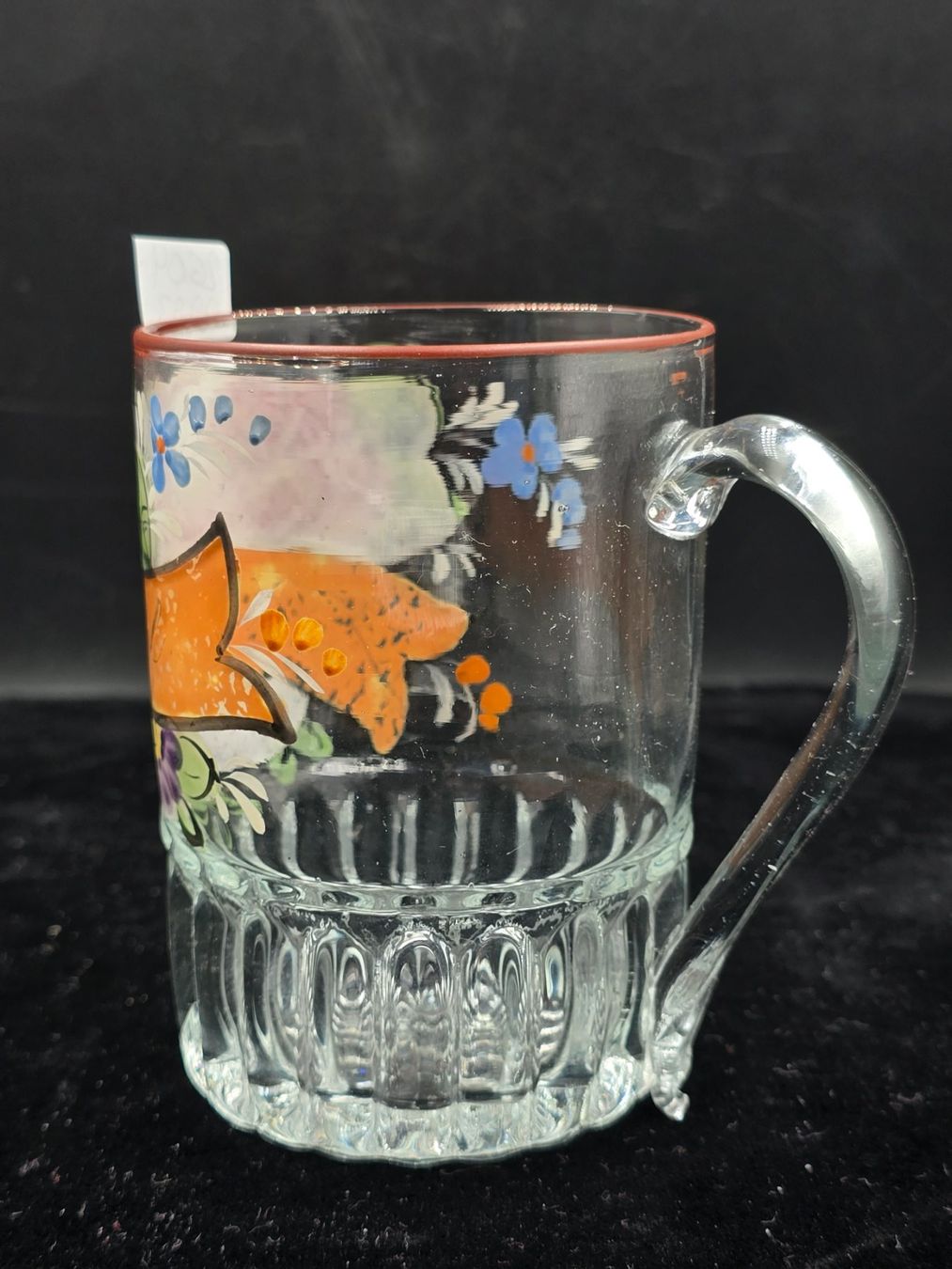 Bicchieri: Antiker handbemalter Glasbecher – Usato da Rorschacherberg venduto da snOOpydOg11 6