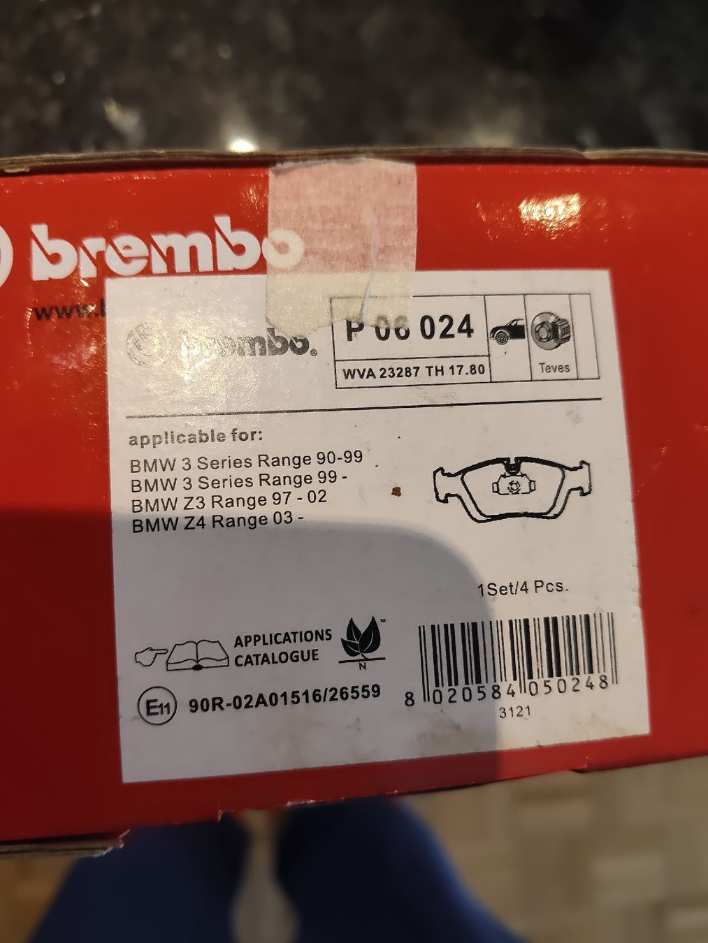 Tutti pezzi di ricambio auto: Bremsbeläge Vorne BMW P06024 – Usato da Wetzikon ZH venduto da Elos34 1