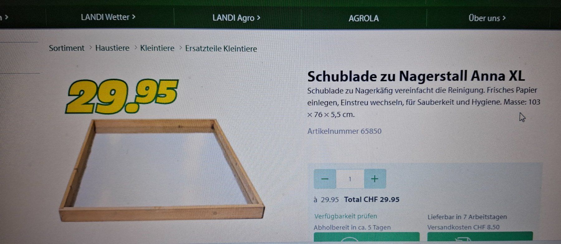 Gabbie, trasporto & Sicurezza: Hasenstall Kaninchenstall Nagerstall XL Anna – Usato da Wichtrach venduto da Sunneblueme7 6