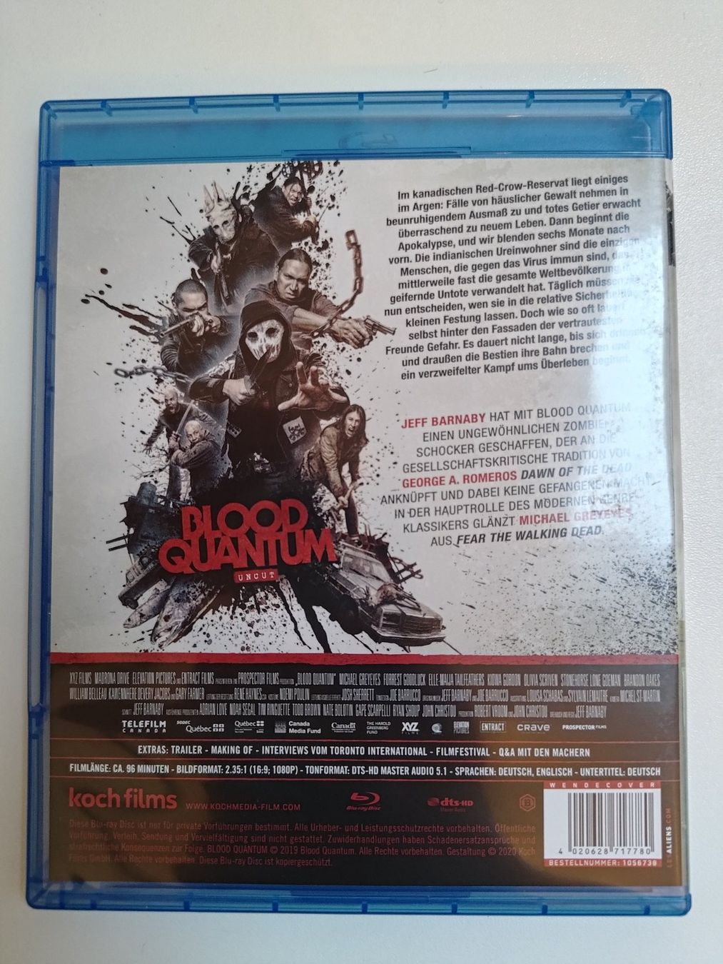 Tutti i DVDs: Blood Quantum (Uncut) – Usato da Liestal venduto da Kratzilla 2