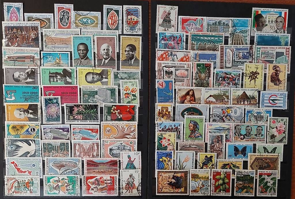 Tutti i francobolli: Cameroun 440 timbres oblitérés – Usato da Saillon venduto da picav 2