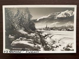 DAVOS Wintermorgen, Schnee, 1928