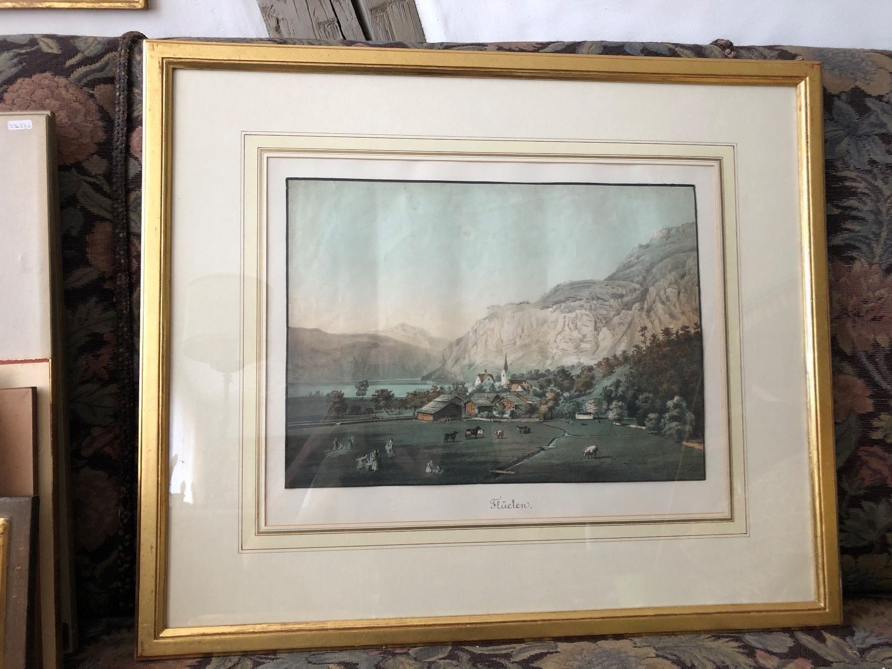 Arts picturaux & lithographies: Lithographie von EUGENE CICERI, um 1850! – D'occasion à Wald ZH par mlnt 4