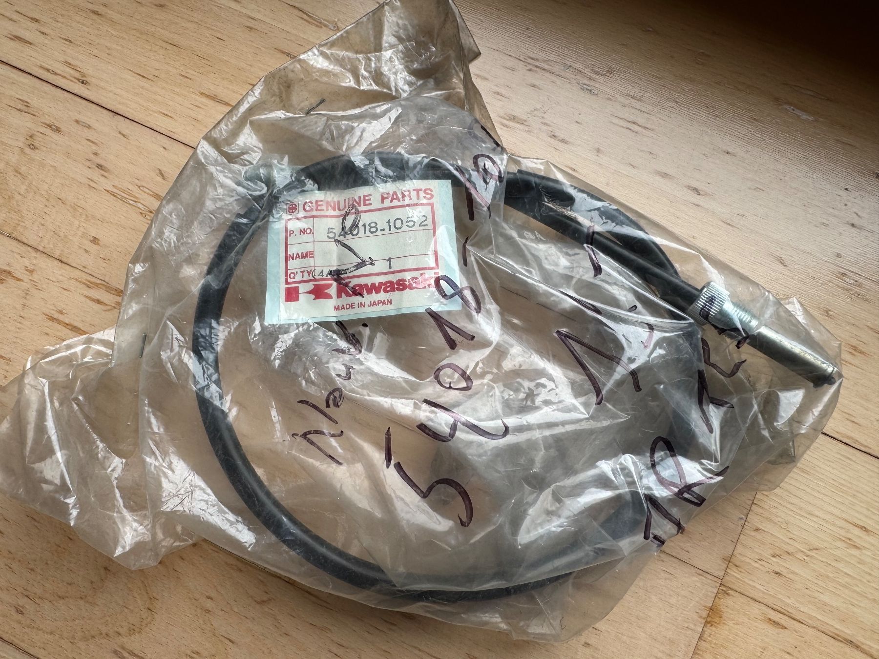 Kawasaki Strada: Kawasaki AR 125 / AR125 , câble compteur – Nuovo e nell'imballaggio originale da Morrens VD venduto da kawah2 4