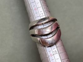 Ring DESIGNER dynamisch Silber (56/18)