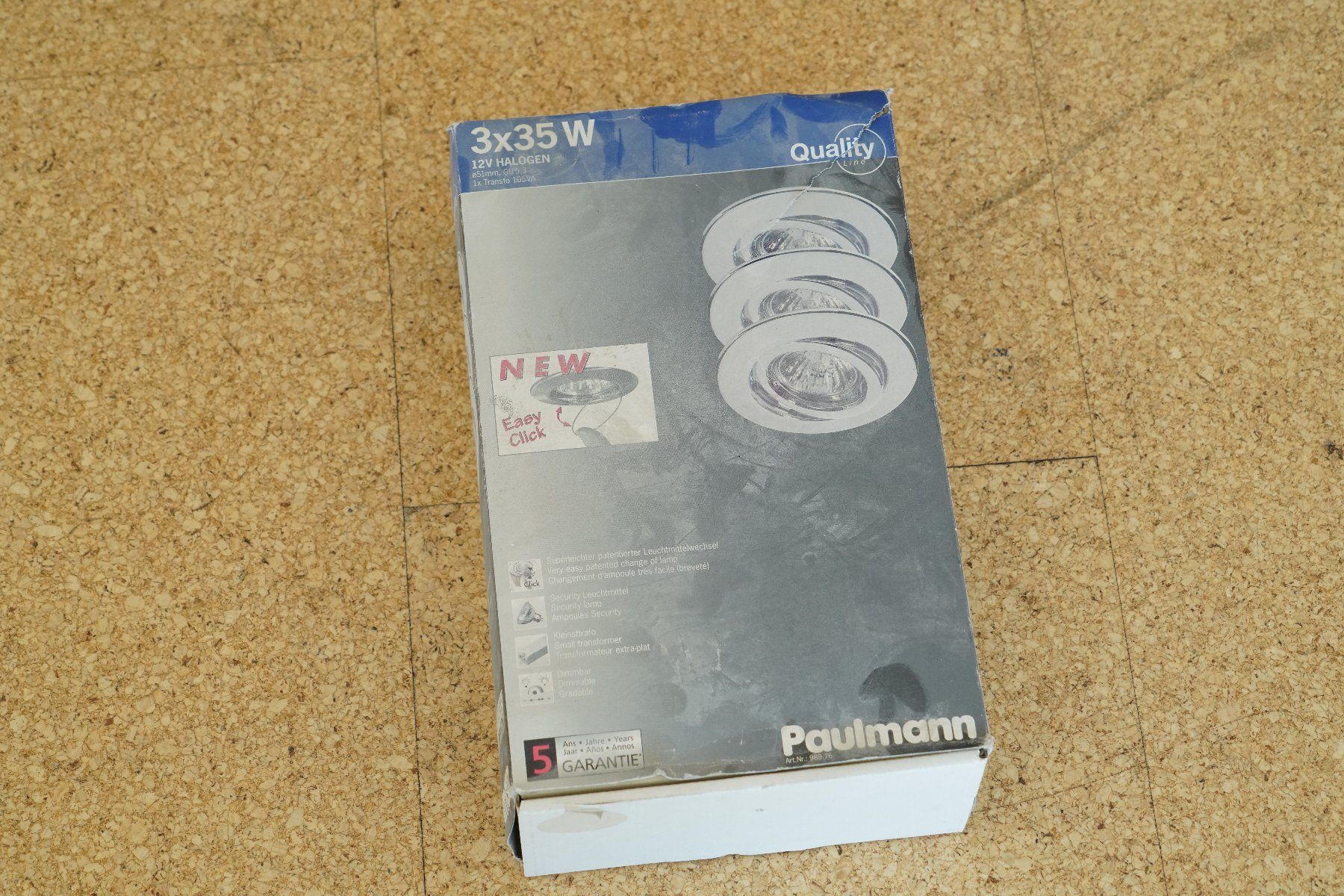 Paulmann Lampadari & plafoniere: Paulmann 3x35W Halogen Einbaustrahler Set mit Trafo – Nuovo (secondo la descrizione) da Unterseen venduto da Panini56