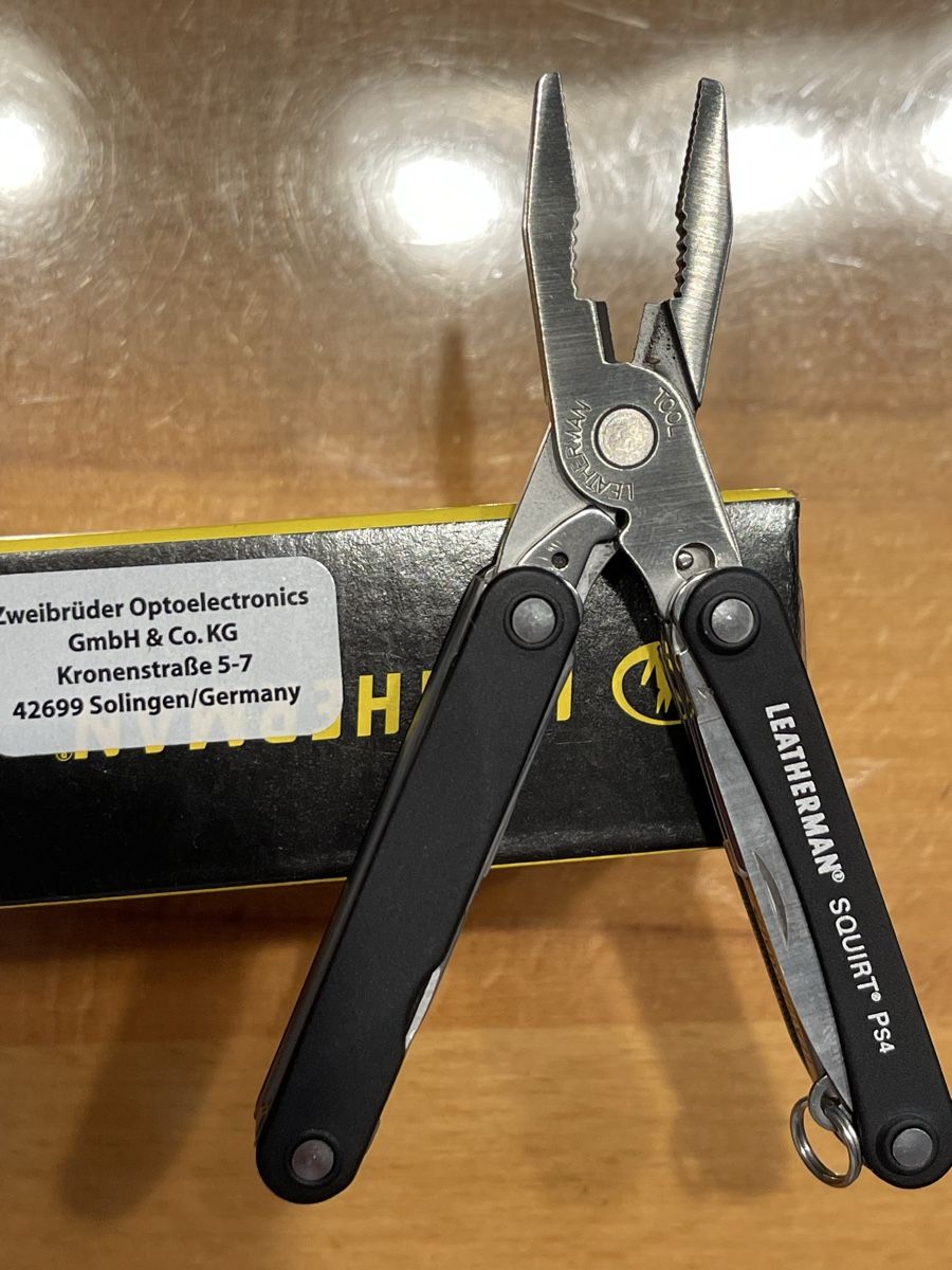 Leatherman Alle Werkzeuge: Leatherman Squirt PS4 NEU Black – Neu und originalverpackt aus Eglisau von retep1973