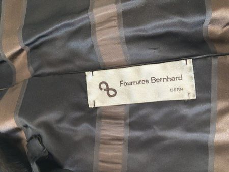 Nerzmantel von Fourrures Bernard Bern, Grösse 36
