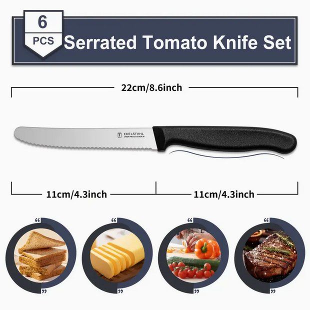 Set di posate: 6 er Set Steakmesser – Nuovo e nell'imballaggio originale da Oensingen venduto da Liquidations-Shop 1