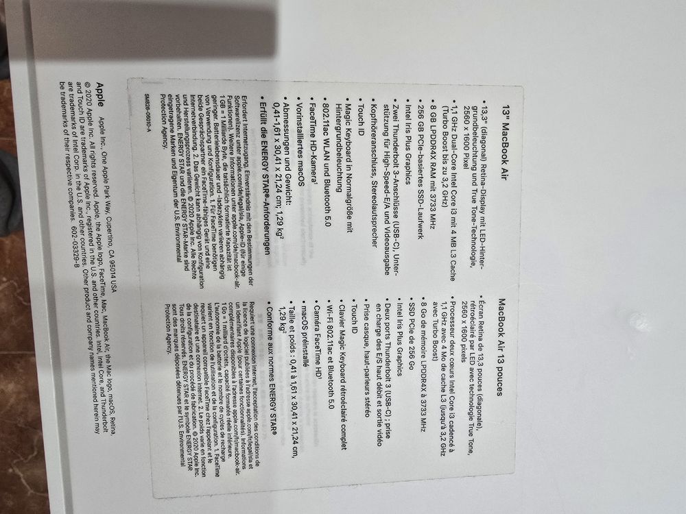 Apple Notebook: Apple MacBook Air 13" – Usato da Burgdorf venduto da Viqui1986 5