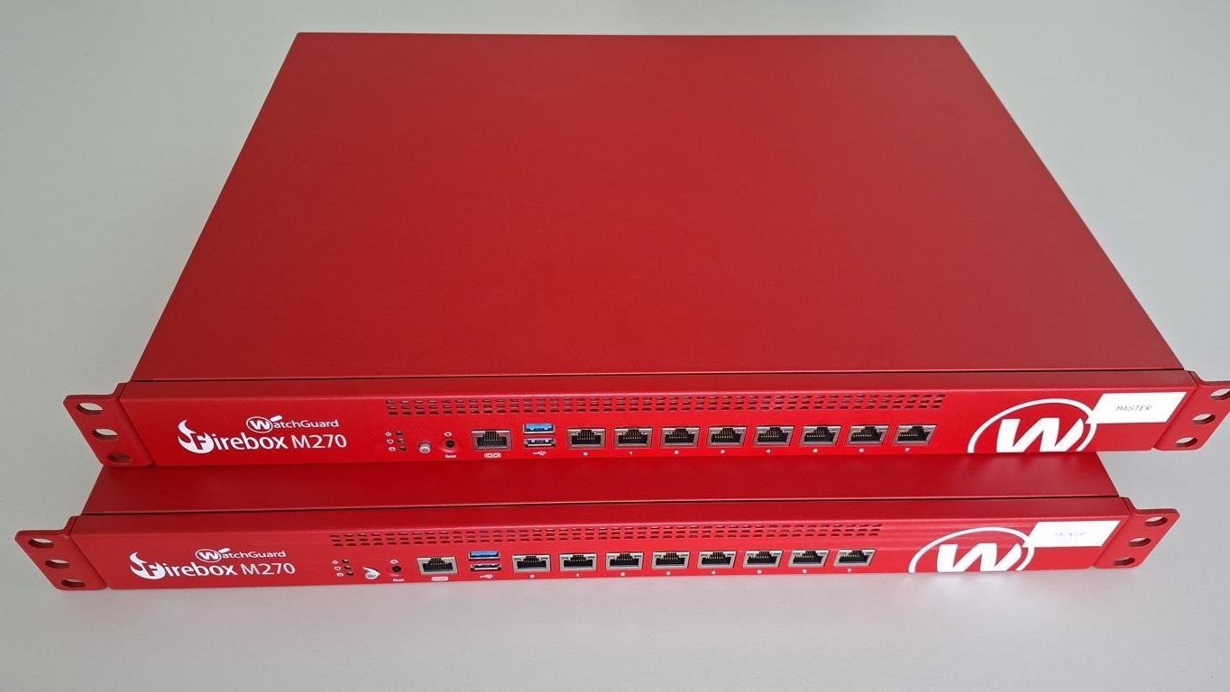 Firewall: WatchGuard Firebox M270  /  2 Stück (MASTER / BACKUP) – Usato da Hünenberg See venduto da Five2twelve