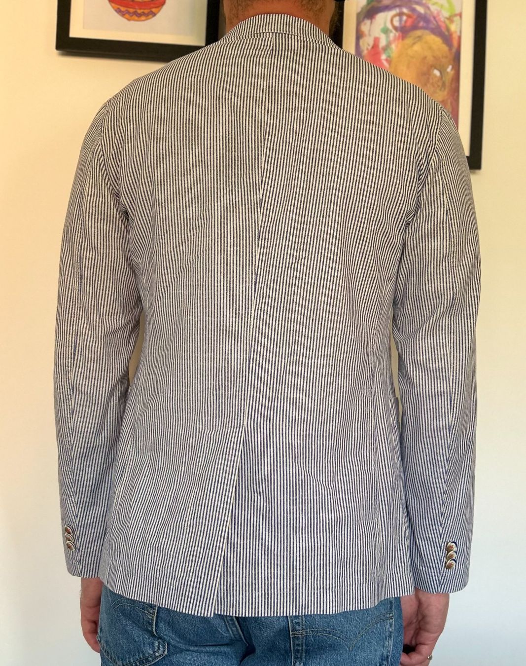 Jacken: Blazer Rayé Manuel Ritz Taille 46 – Neu (gemäss Beschreibung) aus Sion von UntilWeRaise 3