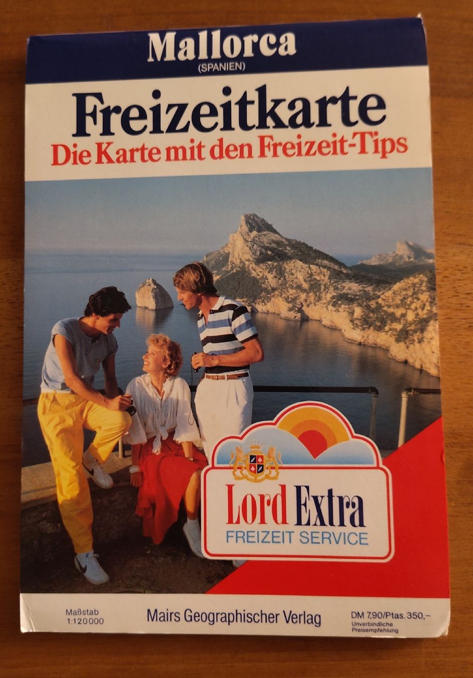 Cartine & Atlanti: Mallorca Freizeitkarte Lord Extra Freizeit Service  1984/85 – Usato da Zürich venduto da DieObjekte