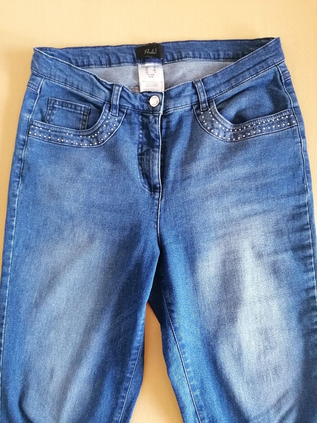 Jeans: Coole 7/8-Jeans "Paola", Gr. 40 – Nuovo (secondo la descrizione) da Sursee venduto da Aniri 4