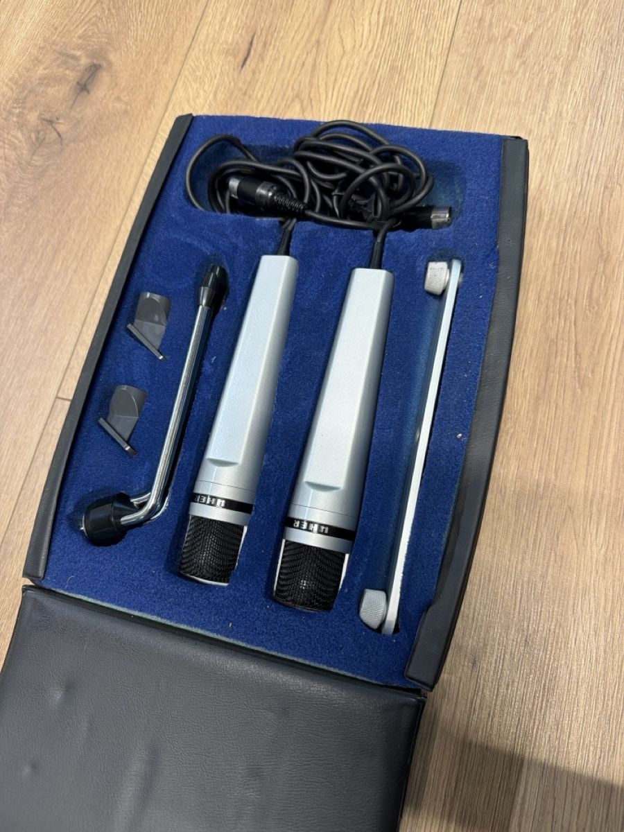 Uher Mikrofone: Microfoni Uher M 534 set stereo con custodia originale – Gebraucht aus basel von Swiss._.1978 7