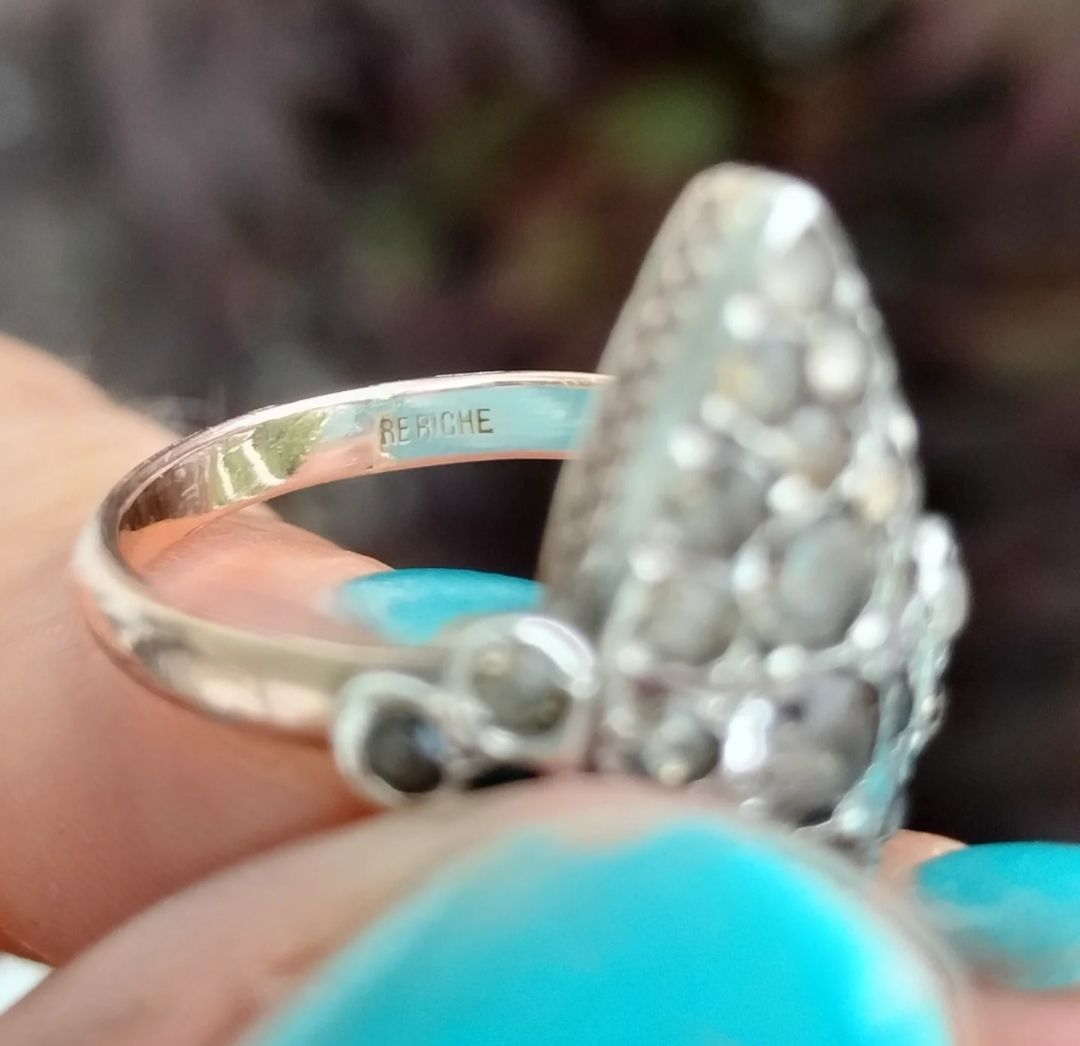 Anelli: Antiker Marquise Paste Ring – Usato da schwyz venduto da larry91sz 9