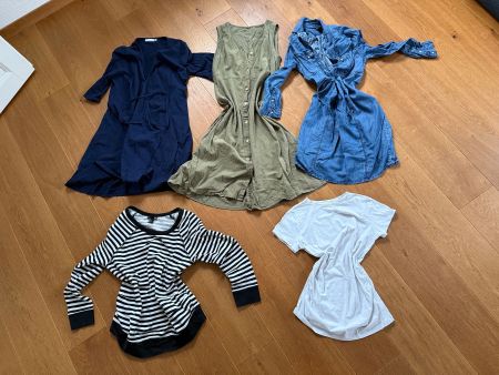 Schwangerschaft Kleiderset / Umstandsmode 5 Teile