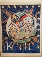 Plakat auf Metall Zirkus Knie / Künstler Rolf Knie
