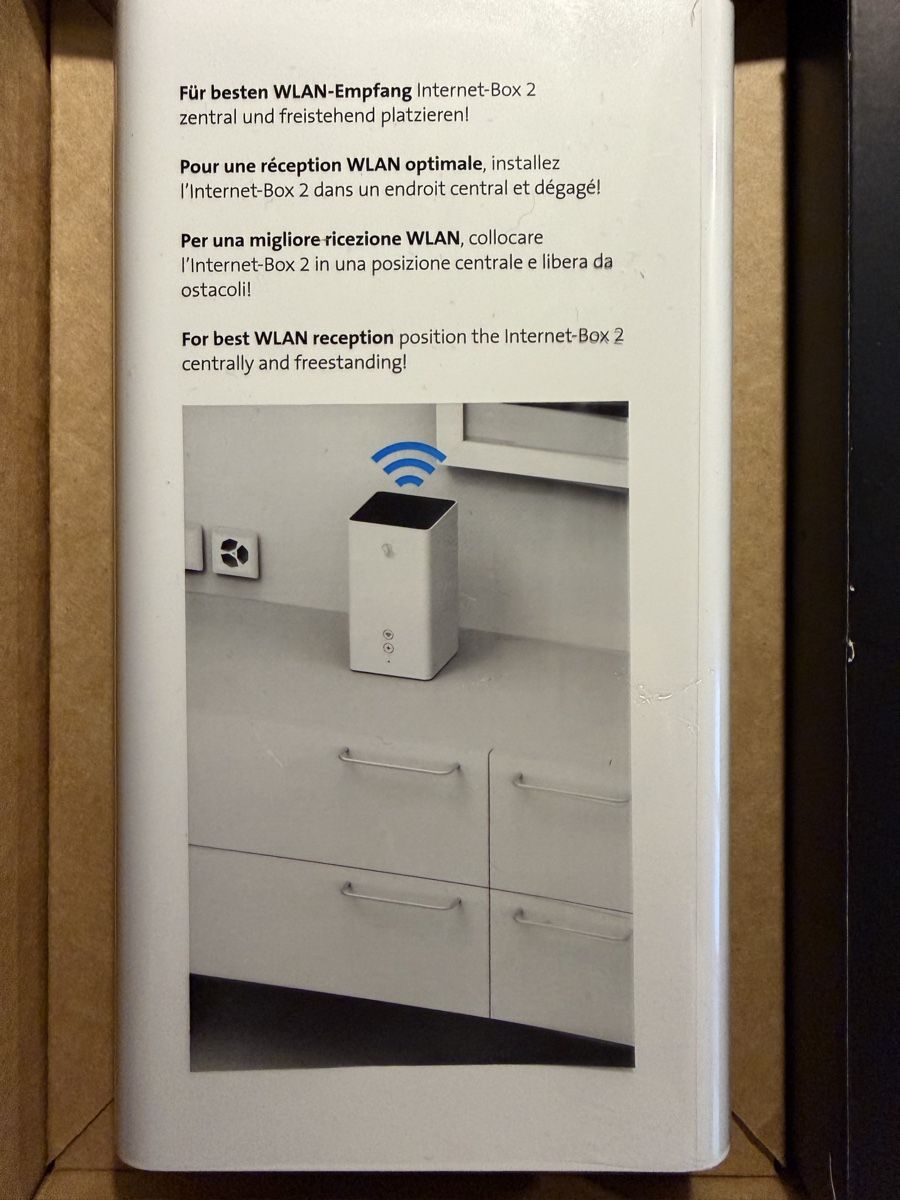 Swisscom Modem & Router: Internetbox 2 neu originalverpackt  – Nuovo e nell'imballaggio originale da Büren an der Aare venduto da simsand 5