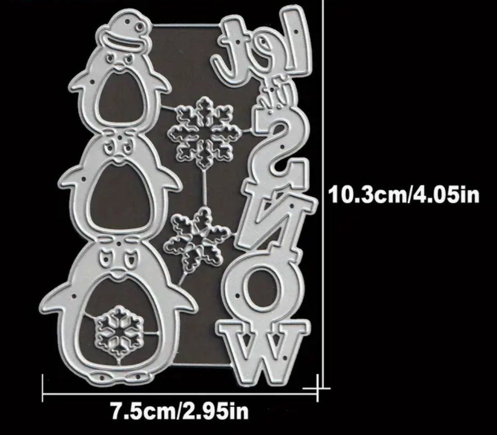 Sciablone: Wintermotiv - Stanzschablone – Nuovo e nell'imballaggio originale da Frenkendorf venduto da jazzplatten 1