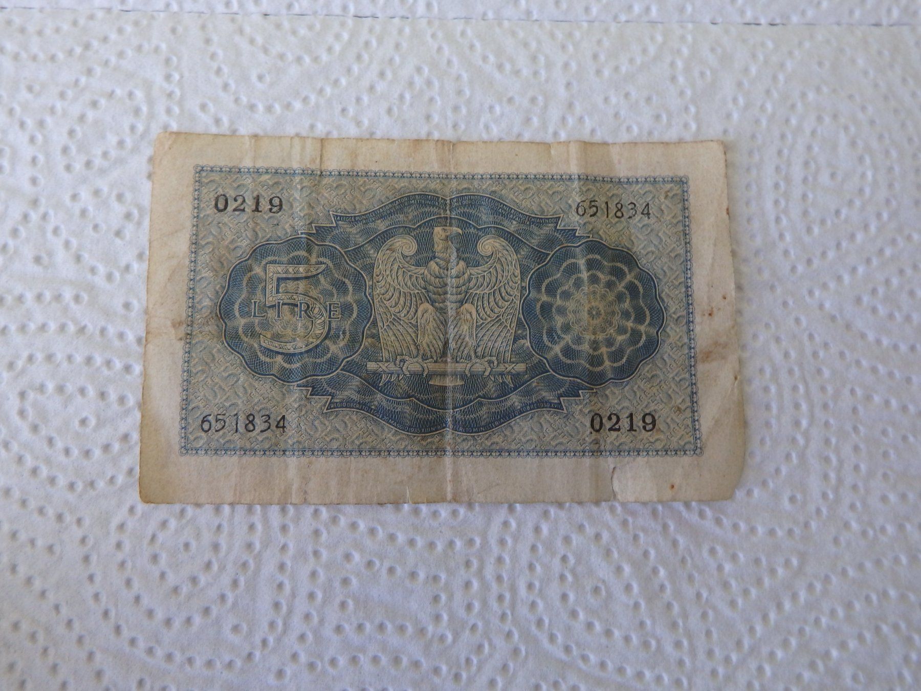 Banconote: Italienische Banknote – Usato da Obergerlafingen venduto da Nurschi2011 3