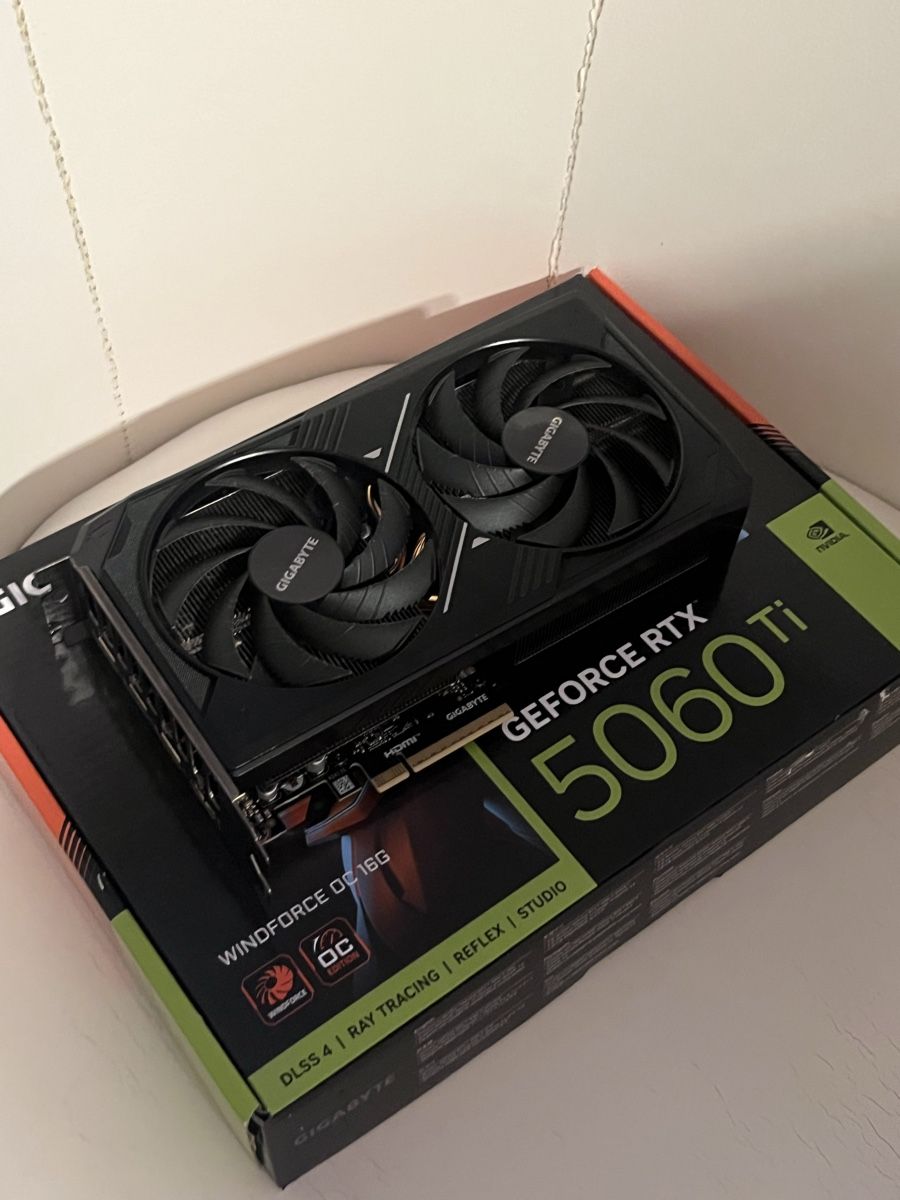 Nvidia Cartes graphiques: RTX 5060 Ti 16Gb Gigabyte Windforce OC – Neuf (Voir description) à Oetwil am See par and_pl5d 1