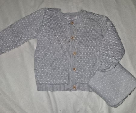 Süsses Strickset, Jäckchen & Leggings, Gr. 62