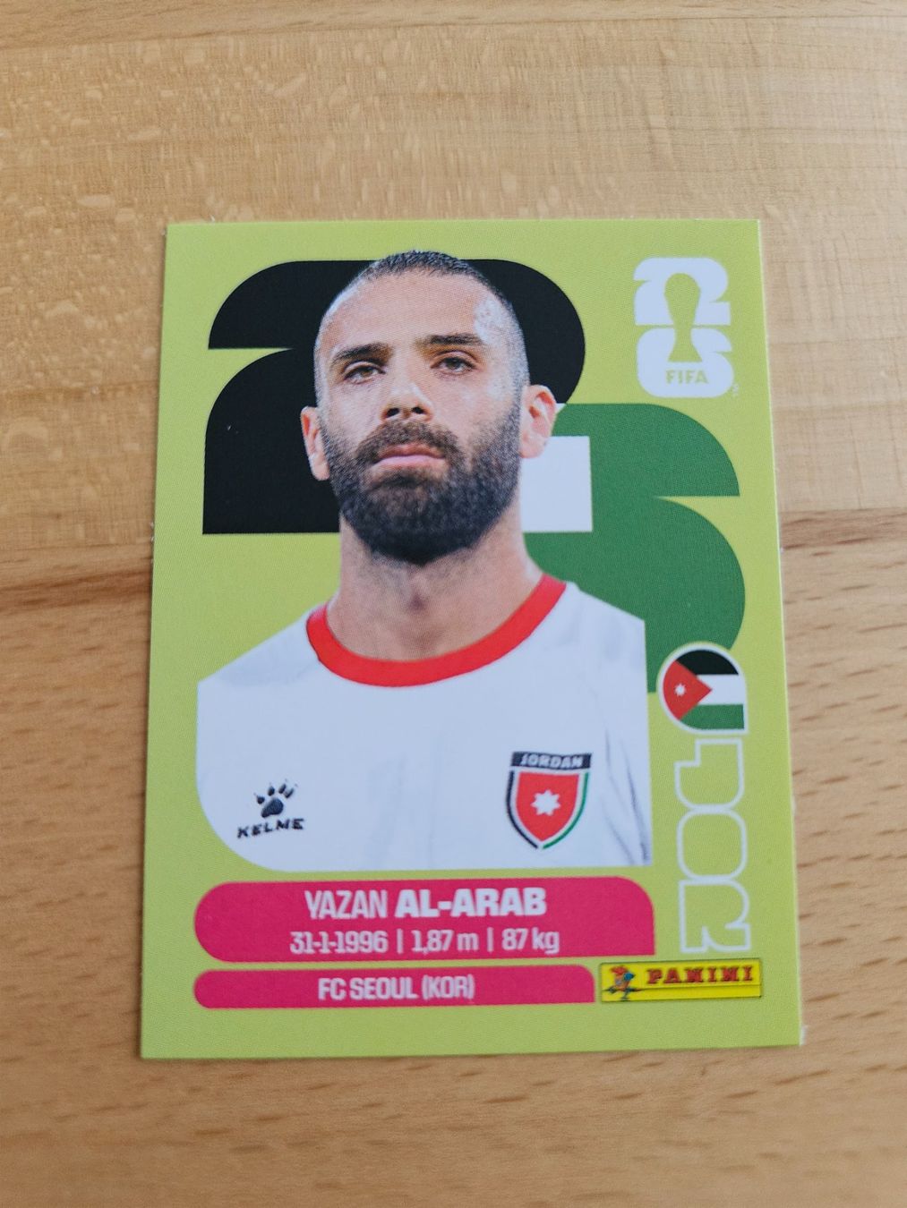 Panini Carte collezionabili: Panini WM 2026 JOR 5 – Nuovo (secondo la descrizione) da Winterthur venduto da melac