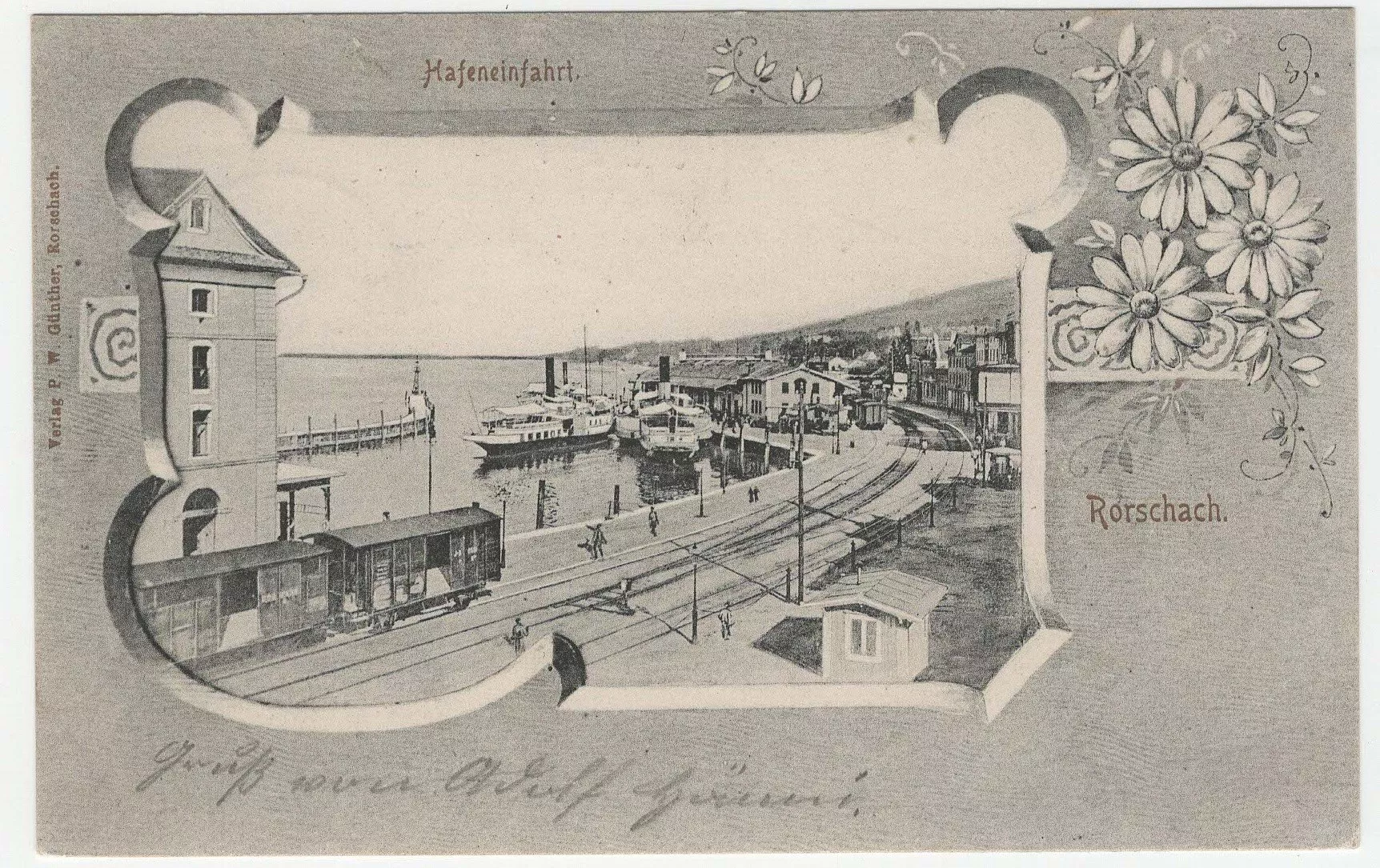 Ansichtskarten: Rorschach Hafen – Gebraucht aus Winterthur von Wintiwest