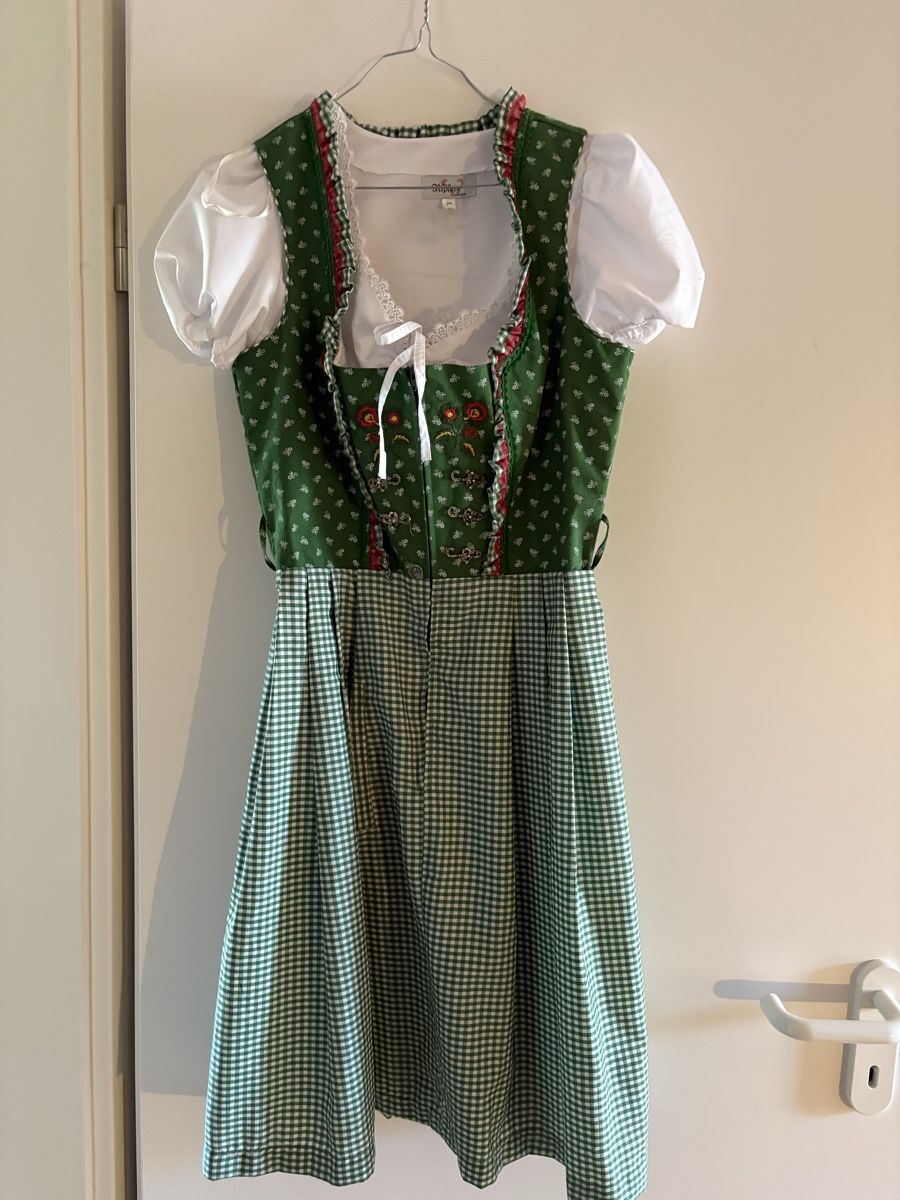 Vestiti: Dirndl-Kleid mit Bluse und Schürze Grösse 36 – Usato da Kehrsatz venduto da caramia02 1