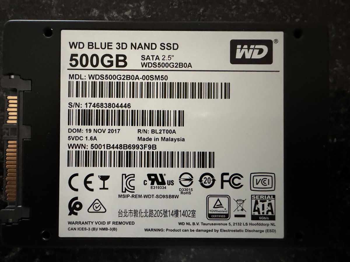 Western Digital Dischi rigidi: SSD WD BLUE 500GB SATA 2.5" – Usato da Glattpark(Opfikon) venduto da Golghot92 1