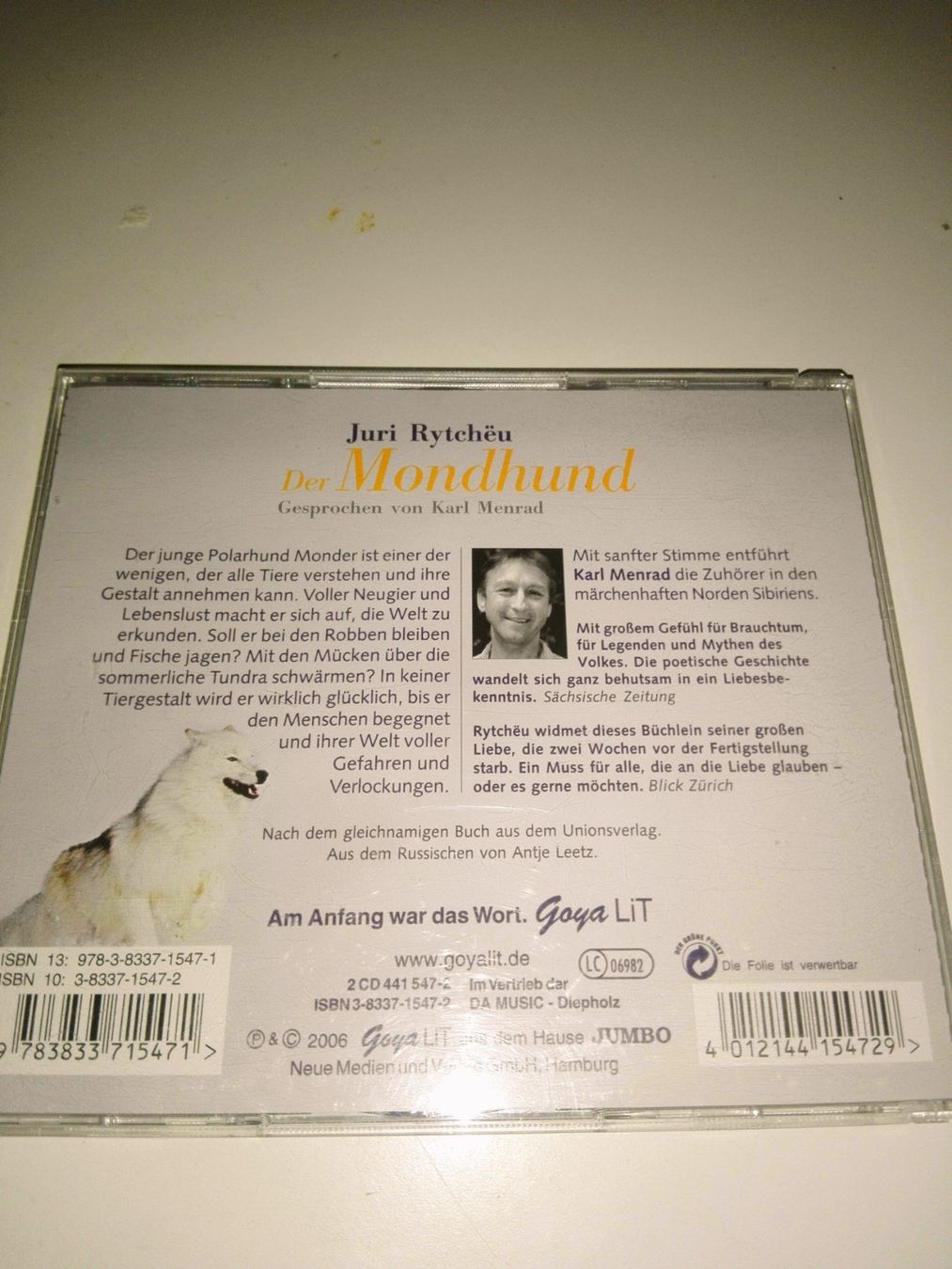 Livres audio: Der Wolfshund   (Juri Rytechëu) – D'occasion à St.Gallen par elk2023 5