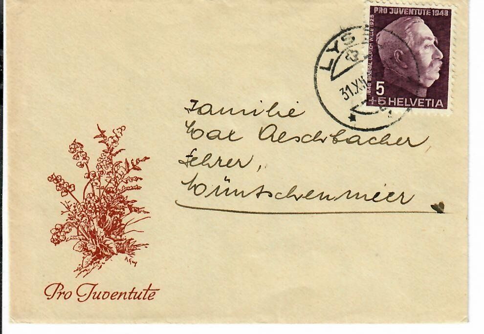 Tous les timbres: Kleinbrief PJ 1948 – D'occasion à Hochdorf par Ziegel-16