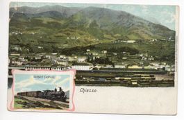 CHIASSO Bahnhof mit Bahn, Gotthard Express