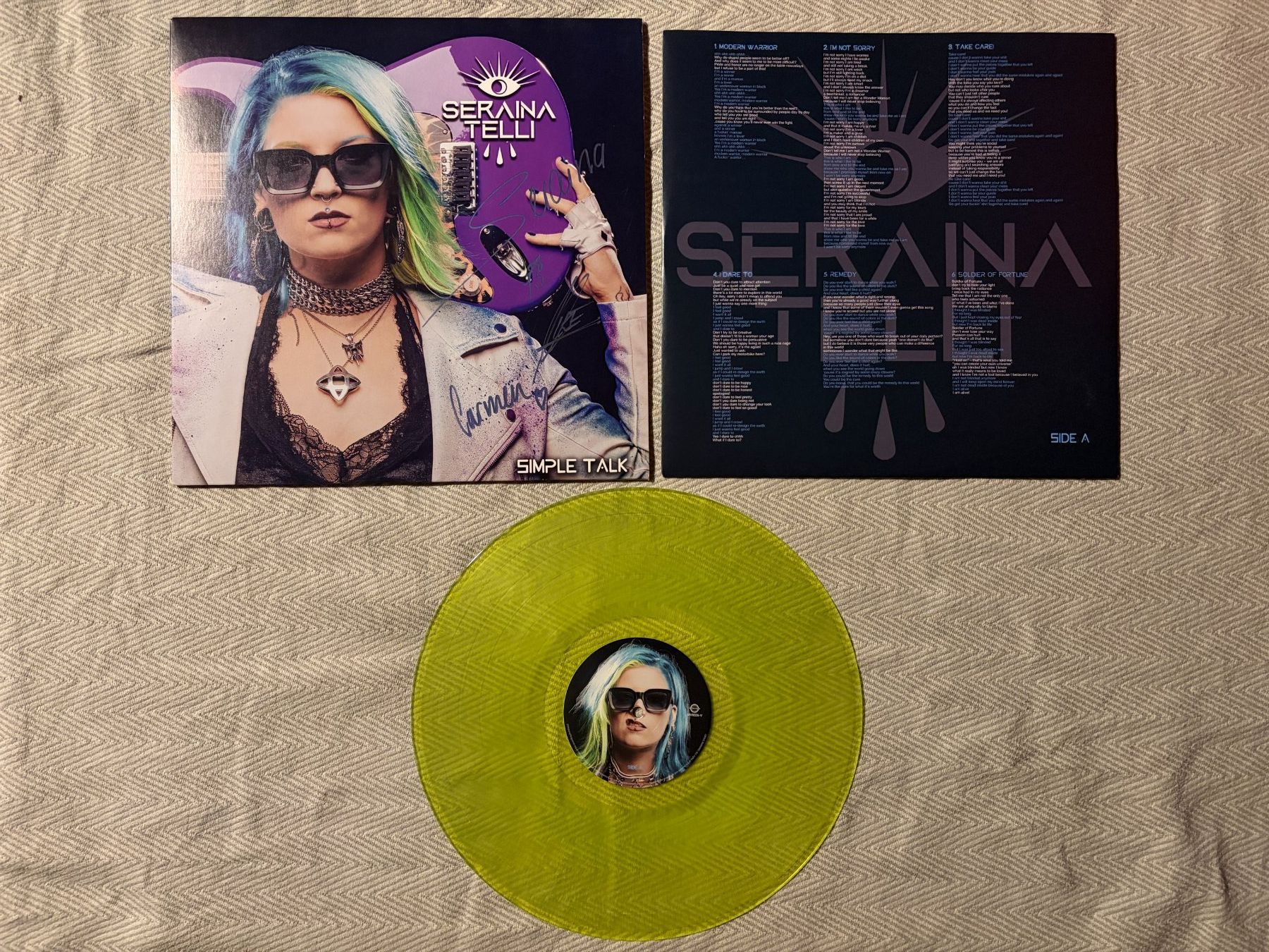 Dischi in vinile: SERAINA TELLI - Simple Talk - RAR / Vinyl Signed MINT – Nuovo (secondo la descrizione) da Aarberg venduto da umearocks 1