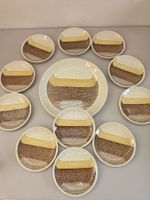 Vintage Teller-Set Biltons Ironstone - 12-teilig - England