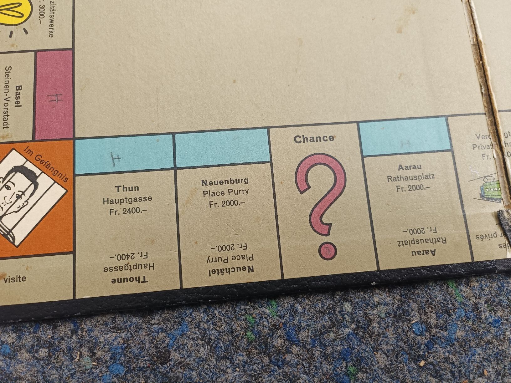 Giochi: Original Monopoly - Edition Carlit - Zürich – Usato da Pfäffikon ZH venduto da K-V-M 3