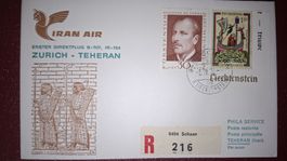 Swissair Zürich - Teheran 08.04.1974