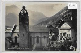 Champery - l'Eglise et la Poste