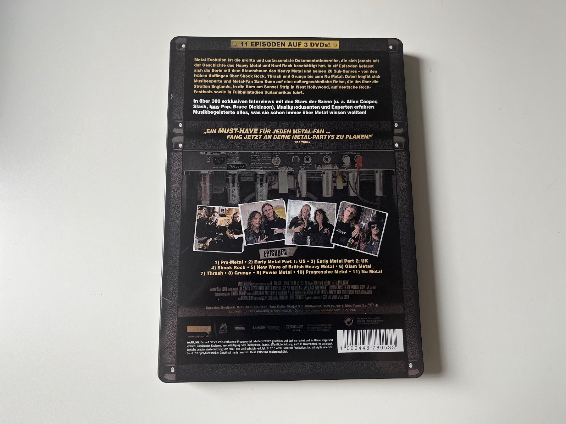 Tutti i DVDs: METAL EVOLUTION DVD SteelBook – Usato da Binningen venduto da Ratchet_and_Yoshi 3