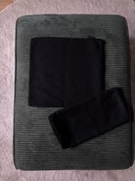 Kissenbezüge 30x30cm. schwarz 2er Set Baumwolle