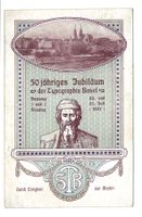 Typographia Basel - 50 Jahr Jubiläum - Jugendstil - 1907 rar