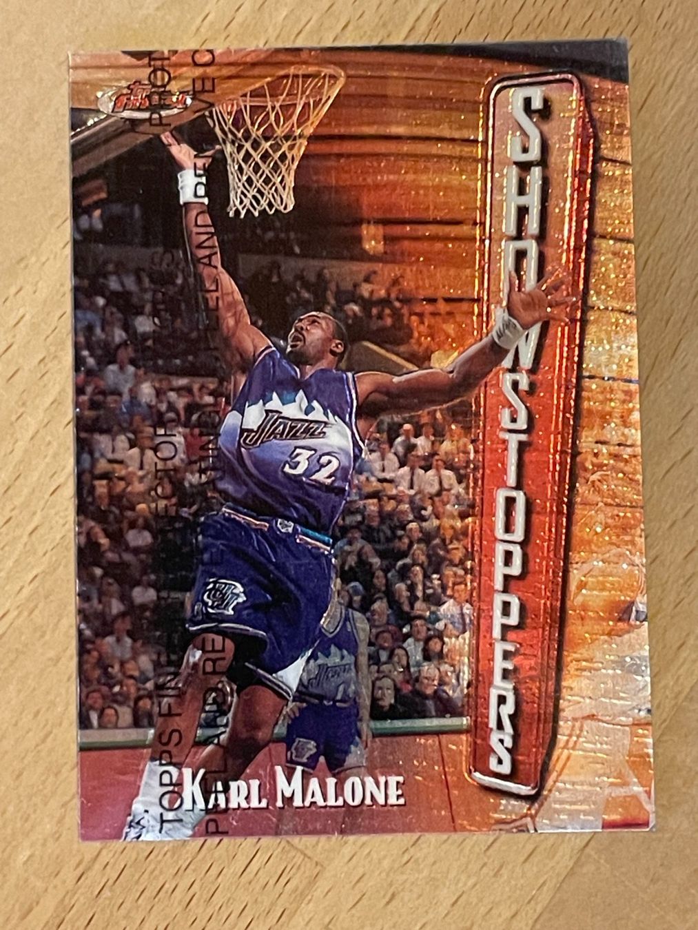 Topps Carte collezionabili: Karl Malone - Topps Finest - Showstoppers! – Usato da Rheinfelden venduto da slimjim