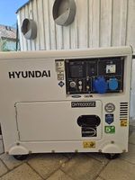 Hyundai DHY6000SE Silent-Diesel-Generator 5500W  wie neu