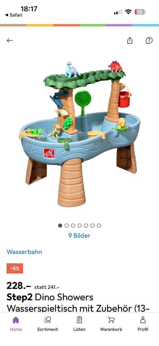 Giocattoli: Wassertisch Spieltisch Step 2 – Usato da Bassersdorf venduto da Iool 1