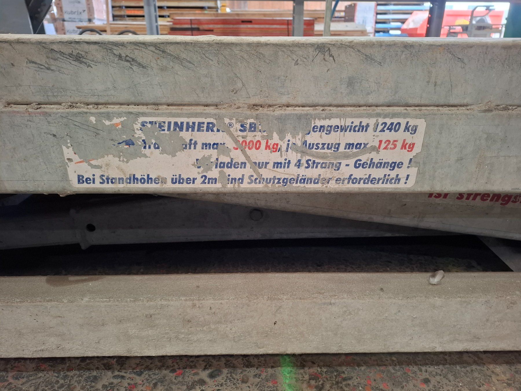 Gerüste: 1x Layherr MauerArbeitsbühne MB 3000 – Gebraucht aus tamins von MagazinGRZH 3