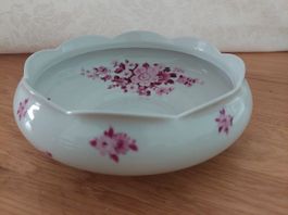 Porzellanschale mit Blumenmotiv, Lichte