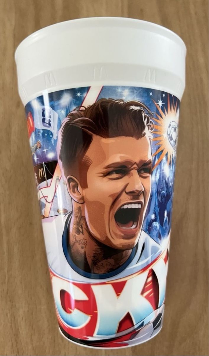 Mc Donald's Bicchieri: Gobelet McDo édition spéciale - Beckham – Nuovo (secondo la descrizione) da Delémont venduto da IbraWinz